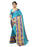 Blue, Golden Color  Poly Silk Saree only in Bigswipe