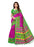 Pink, Green, Multi Color  Poly Silk Saree only in Bigswipe