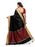 Black Color Tussar Silk (Art Silk) Saree only in Bigswipe