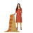 Chanderi Fabric Orange Color Dress Material only in Bigswipe