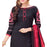 Cotton Jacquard Fabric Black Color Dress Material only in Bigswipe