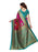 Purple, Multi Color Poly Silk Saree