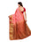 Pink, Brown Color Poly Silk Saree only in Bigswipe