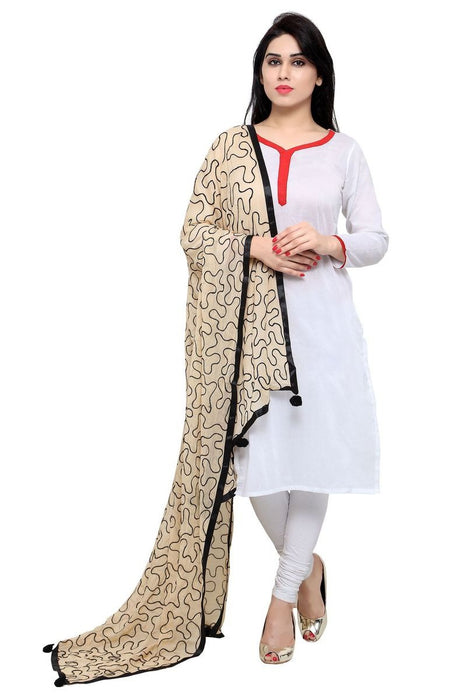 Chiffon Border Work Dupatta only in Bigswipe