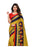 Yellow, Navy Blue, Multi Color Georgette Printed Work Saree