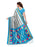 Off White, Turquoise, Multi Color Poly Silk Saree only in Bigswipe