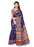 Navy Blue, Multi Color Poly Silk Saree only in Bigswipe