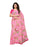 Pink, Multi Color Chiffon Printed Work Saree only in Bigswipe