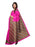 Pink, Multi Color Poly Silk Saree only in Bigswipe