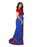 Blue, Multi Color Georgette Saree only in Bigswipe