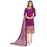 Chanderi Fabric Wine Color Dress Material only in Bigswipe