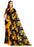 Black, Yellow Color  Georgette Saree only in Bigswipe