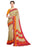 Beige, Multi Color Crepe Saree only in Bigswipe