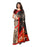 Beige, Black Color Georgette Saree only in Bigswipe