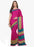 Pink, Multi Color Crepe Saree only in Bigswipe