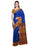 Blue,Multi Color Tussar Silk Saree only in Bigswipe