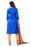 Women's Women's Cotton Embroidered Dress Material (MDMHK10 Blue)