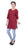 Cotton 40-60 Pintex Maroon Medium Kurti only in Bigswipe