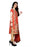 Womens Designer Orange Cotton Partywear Salwar Suit Dress Material For Womens