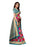 Turquoise, Multi Color Poly Silk Saree