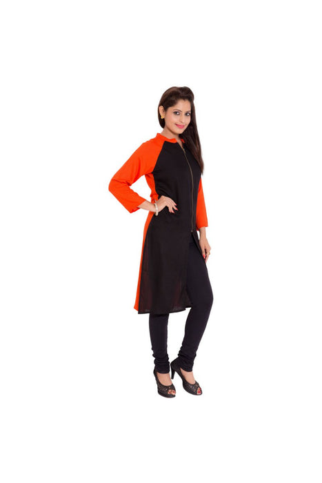 Women's Kurti - Round Neck - Polyster Material