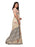 Beige, Black Color Vichitra Silk (Art Silk) Saree only in Bigswipe