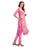 Cotton Fabric Light Pink Color Dress Material only in Bigswipe