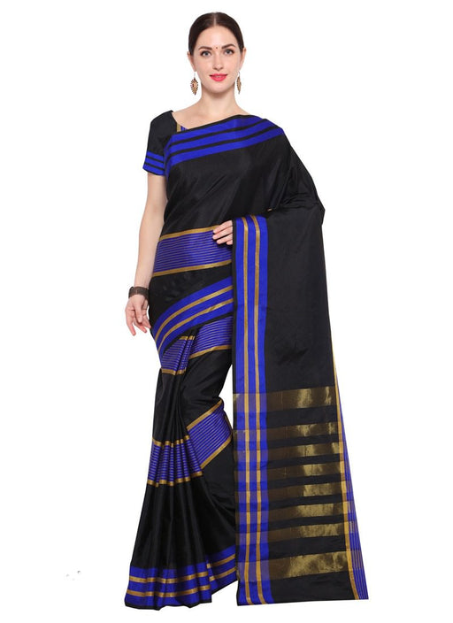 Black,Blue Color Kota Silk Saree only in Bigswipe