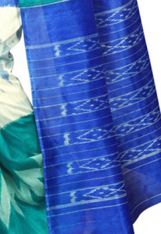 Printed Bhagalpuri Art Silk Multicolor Saree only in Bigswipe