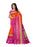 Orange, Pink, Beige Color  Poly Silk Saree only in Bigswipe