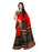 Printed Bhagalpuri Art Silk Red with Black color Saree only in Bigswipe