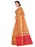 Red, Yellow Color Chanderi Silk Saree