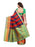 Red, Navy Blue Color Cotton Silk Saree