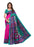 Pink, Multi Color Poly Silk Printed Work Saree only in Bigswipe