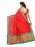 Red Color Chanderi Silk Saree