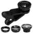 Camera Clip lens-Fisheye lens, wide&amp;Macro lens_Black only in Bigswipe