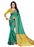 Peacock Green Color Chanderi Cotton Saree only in Bigswipe