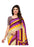 Beige, Purple, Multi Color Georgette Printed Work Saree only in Bigswipe