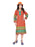 Orange Printed Casual Women&rsquo;s Knee Length Kurti only in Bigswipe