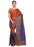 Orange,Blue Color Kota Silk Saree only in Bigswipe