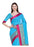 Blue Color Cotton Silk Plain Work Saree only in Bigswipe