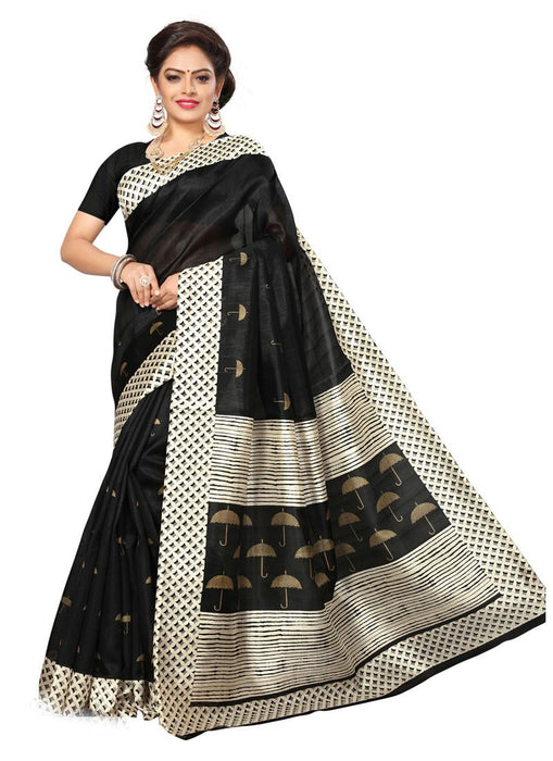 Black, Off White Color Art Silk Saree only in Bigswipe