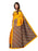 Yellow, Multi Color Poly Silk Saree