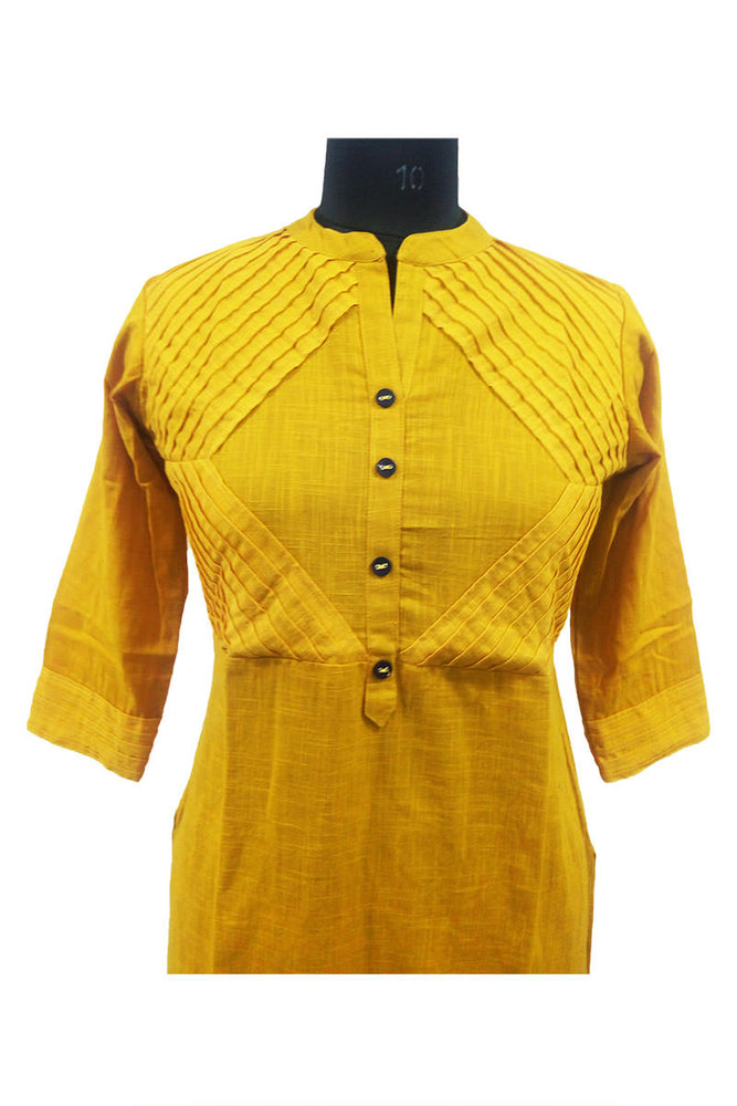 Long Pintuck Kurti Witu Cotton Slub only in Bigswipe