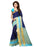 Navy Blue Color Nylon Silk Saree only in Bigswipe