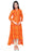 Orange Color Shibori Print,Artificial Beads Rayon Kurti only in Bigswipe