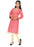 Coral Pink Designer Embroidered Neck Women&rsquo;s  Kurta only in Bigswipe