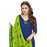 Cotton Jacquard Fabric Navy-Blue Color Dress Material only in Bigswipe