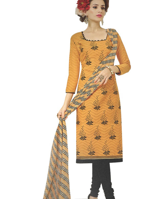 Embroidered Jacquard Cotton Unstitched Dress Material For Women only in Bigswipe