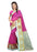 Pink, Blue Color Cotton Silk Saree only in Bigswipe